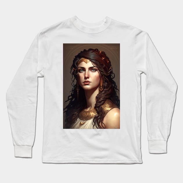 Amazon Princess Long Sleeve T-Shirt by ArtNouveauChic